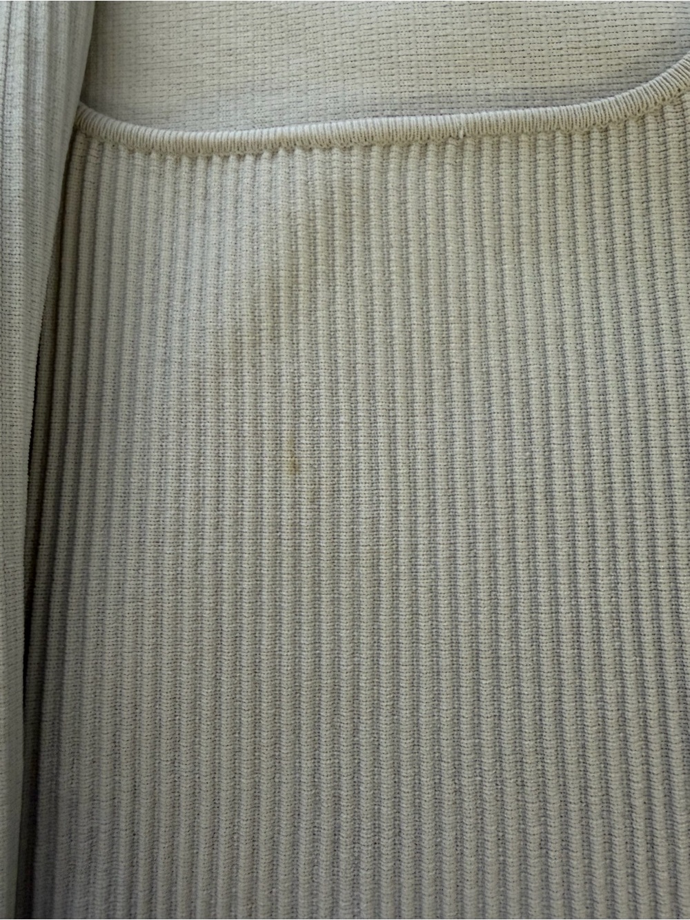 Sincerely Jules Light Gray Ribbed Top - Picture 3 of 3